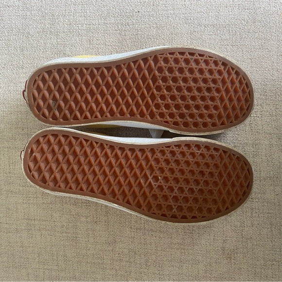 Vans Butter Yellow and White Sneakers - Picture 5 of 6